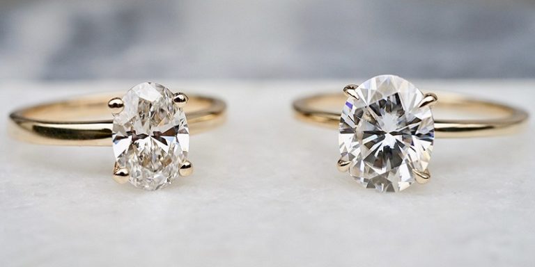 Moissanite vs Diamond