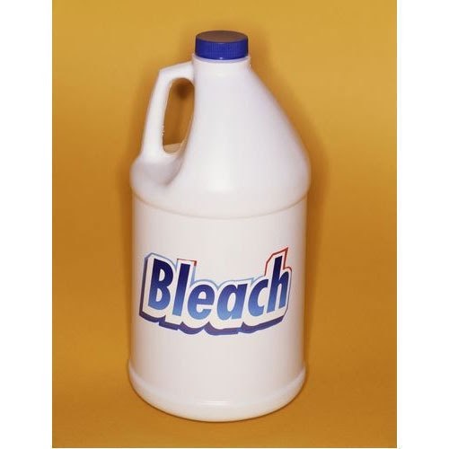 Bleach works, too, but be careful when using it