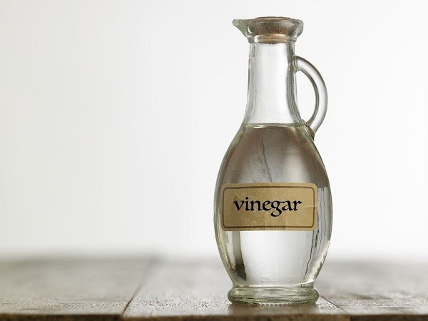 Use vinegar to clean shoes