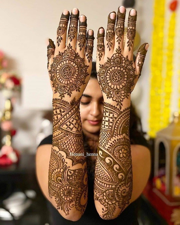 Bridal Mehndi Designs For Full Hands