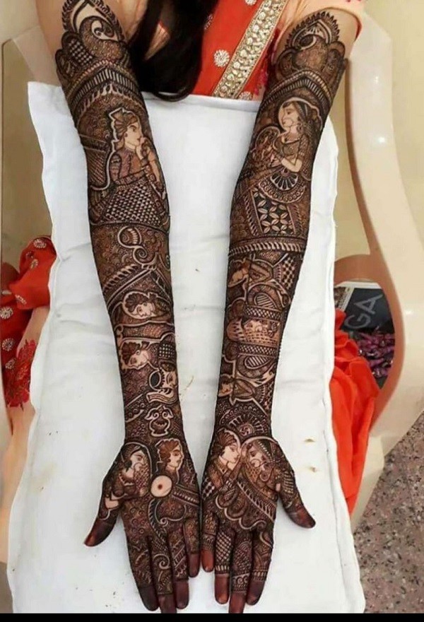 Bridal Mehndi Designs For Full Hands