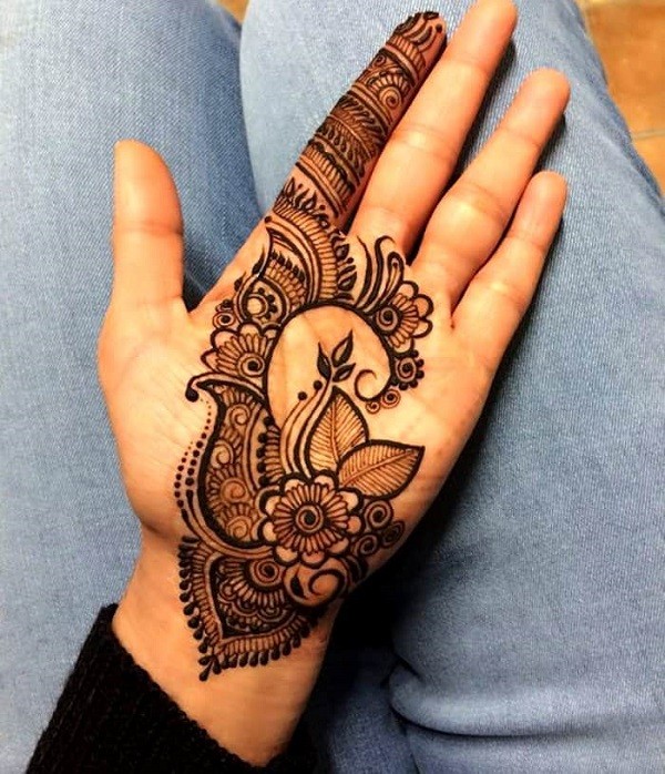 Front Hand Mehndi Designs