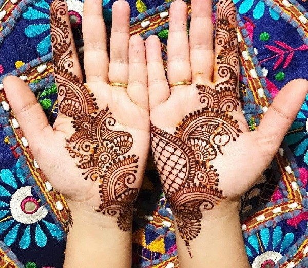 Front Hand Mehndi Designs