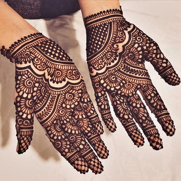 Front Hand Mehndi Designs