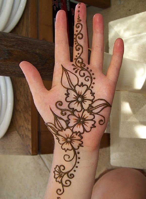 Front Hand Mehndi Designs