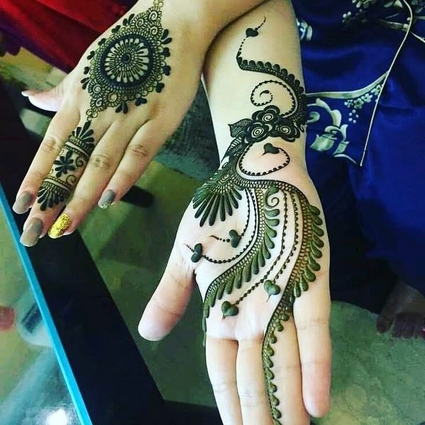 Front Hand Mehndi Designs