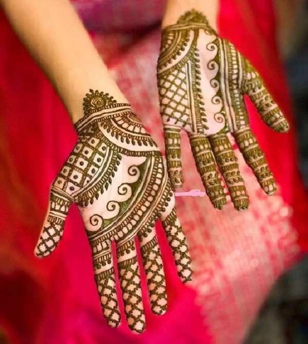 Front Hand Mehndi Designs