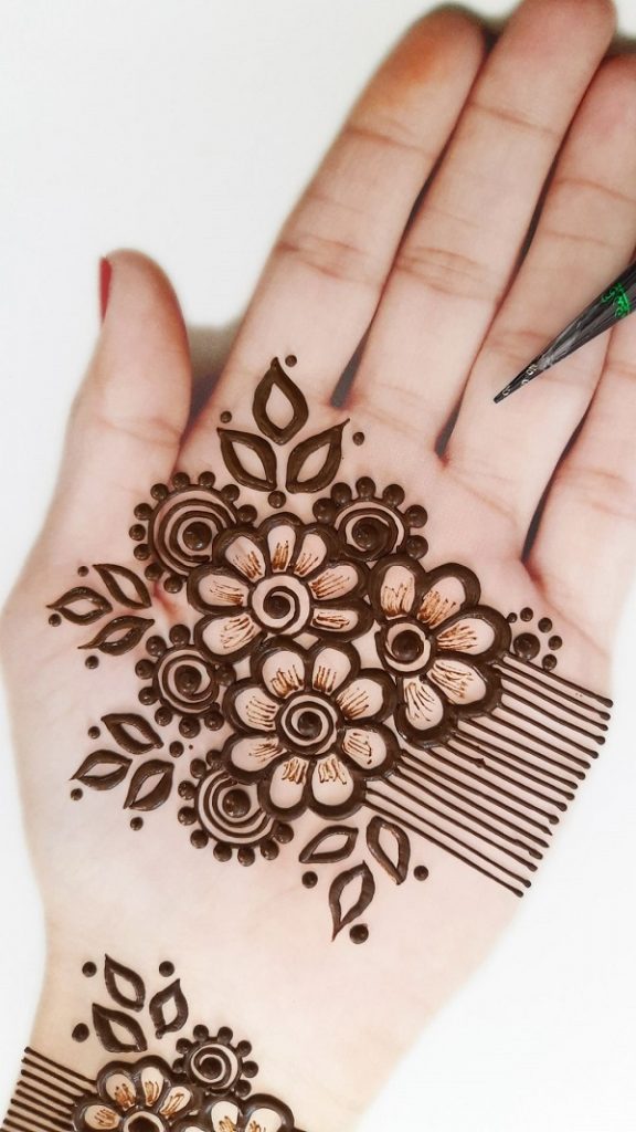 Front Hand Mehndi Designs