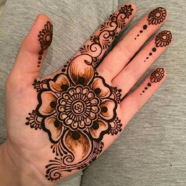 Front Hand Mehndi Designs