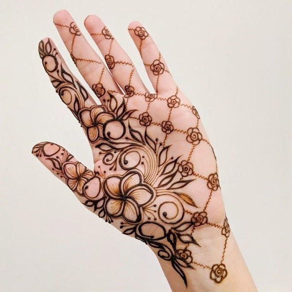 Front Hand Mehndi Designs