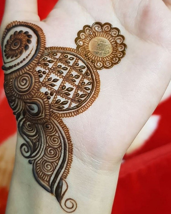 Front Hand Mehndi Designs