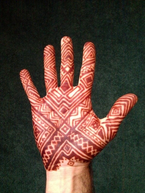 Boys Mehndi Design