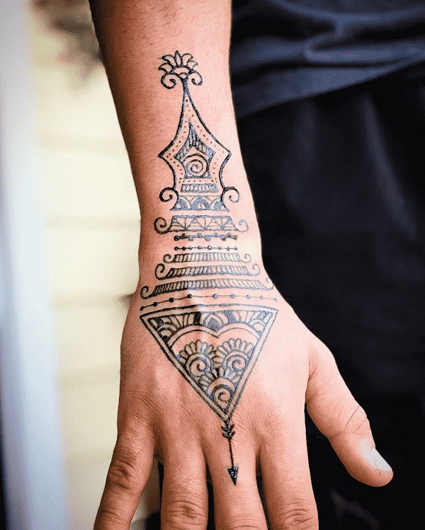 Boys Mehndi Design