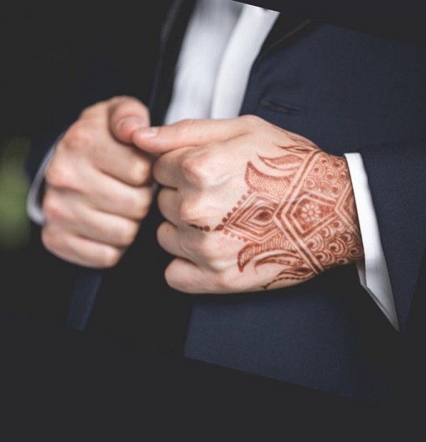 Boys Mehndi Design