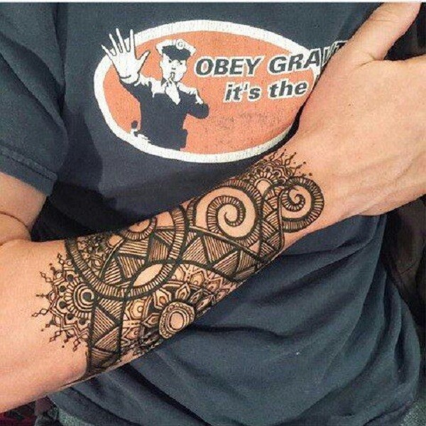 Boys Mehndi Design