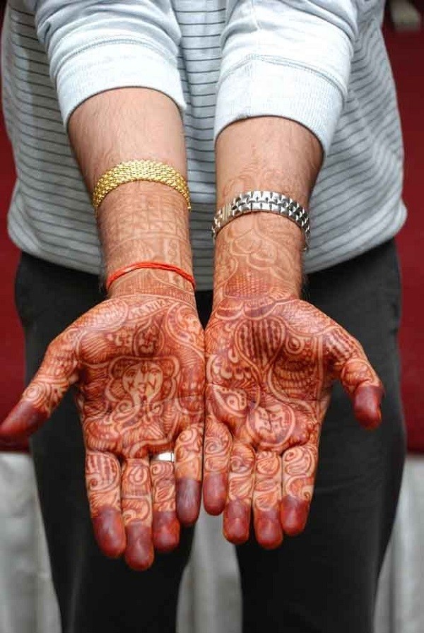 Boys Mehndi Design