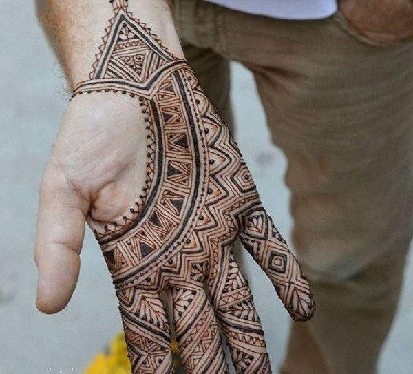 Boys Mehndi Design