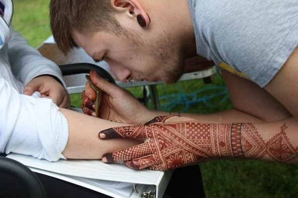 Boys Mehndi Design