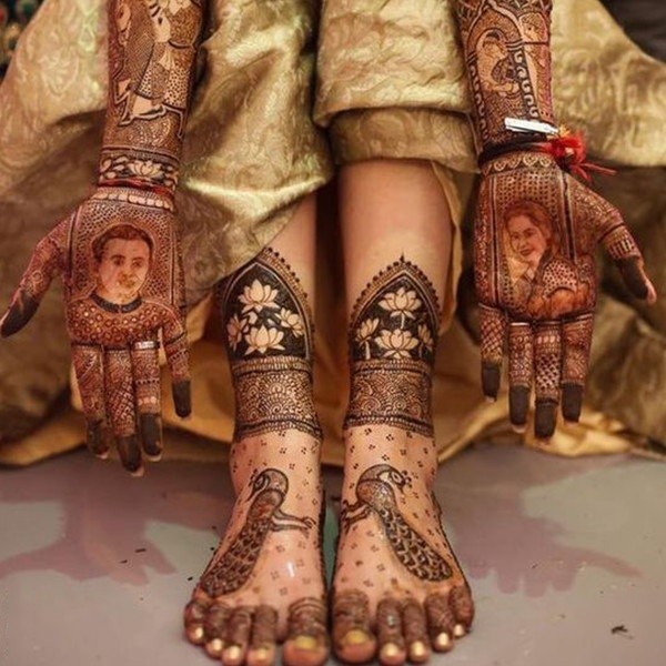 Leg Mehndi Design