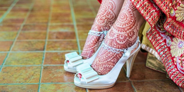 Leg Mehndi Designs
