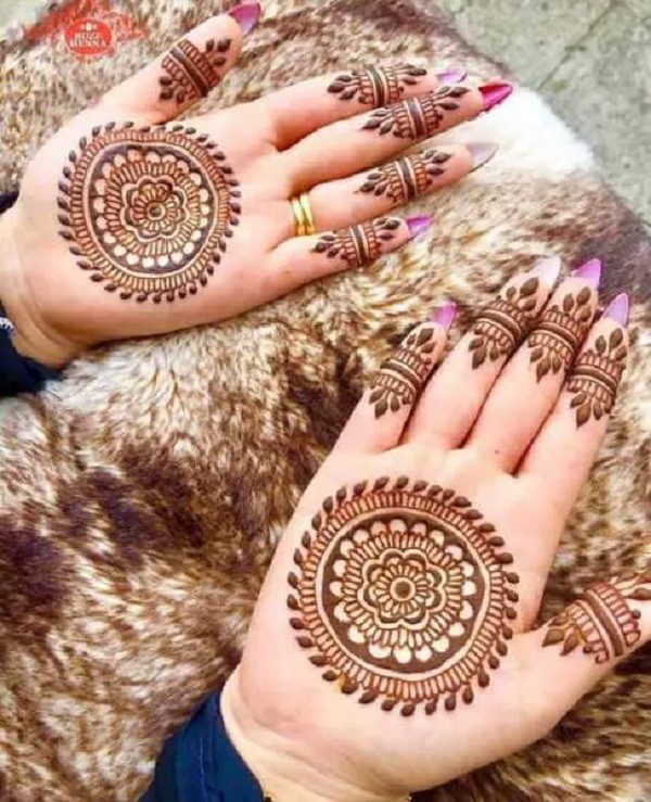 Round Mehndi Design