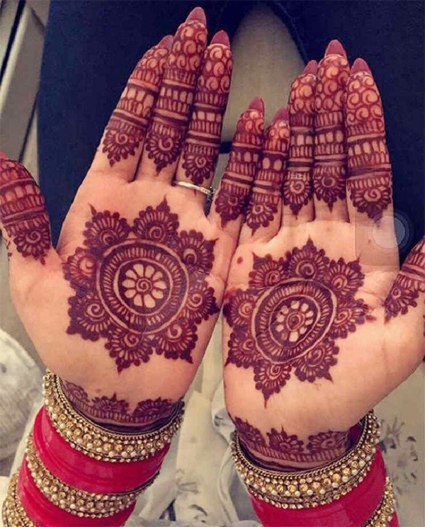 Round Mehndi Design