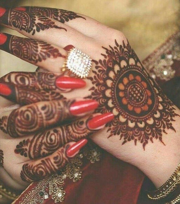 Round Mehndi Design