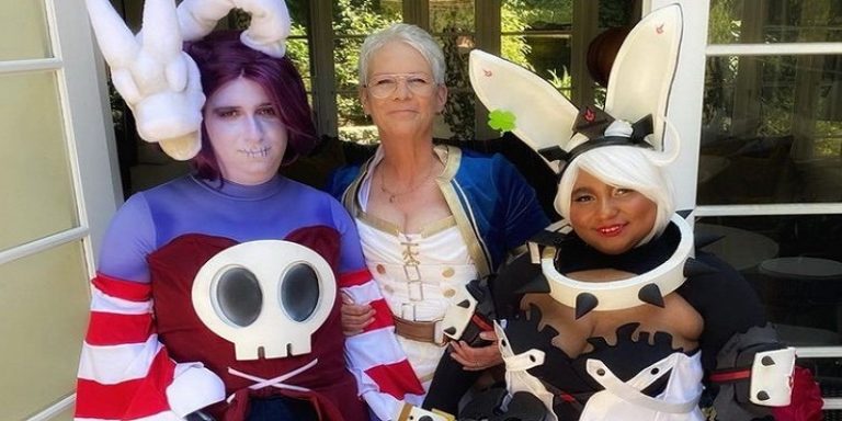 Jamie Lee Curtis Officiates Daughter's Cosplay Rainbow Wedding