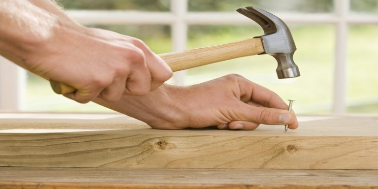 How To Cover Nails Sticking Out Of Wood
