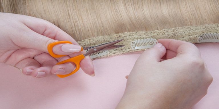 ow To Sew Clips To Hair Extensions