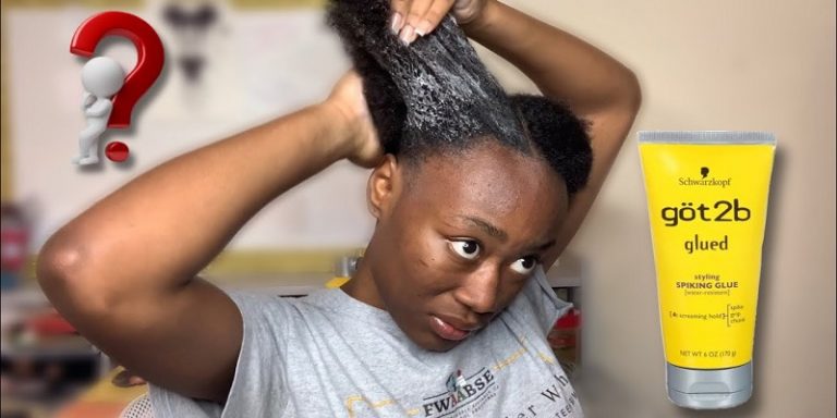 Can You Use Got2B Glued On Your Natural Hair