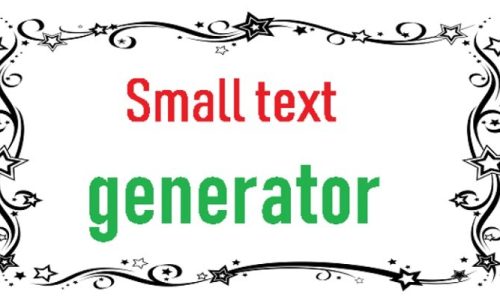 How to use a small text generator? 3 simple steps