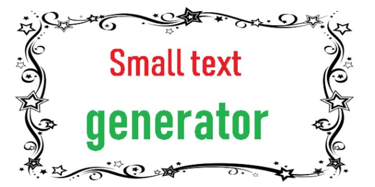 How to use a small text generator