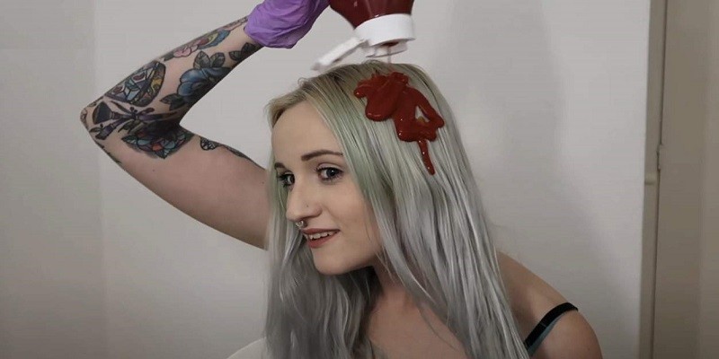 How To Get Green Out Of Blonde Hair With Ketchup?