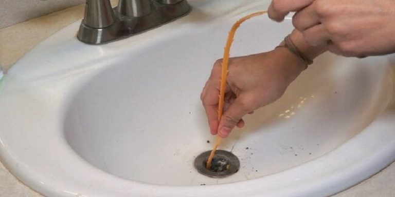 How To Remove Hair From Sink Drain