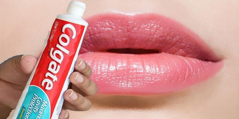 How To Get Pink Lips With Toothpaste