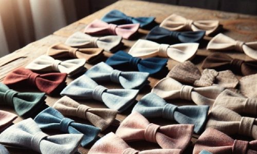 The Refined World of Linen Bow Ties for Men