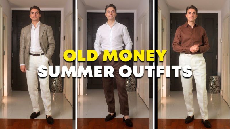 Old Money Summer Outfit Ideas Men