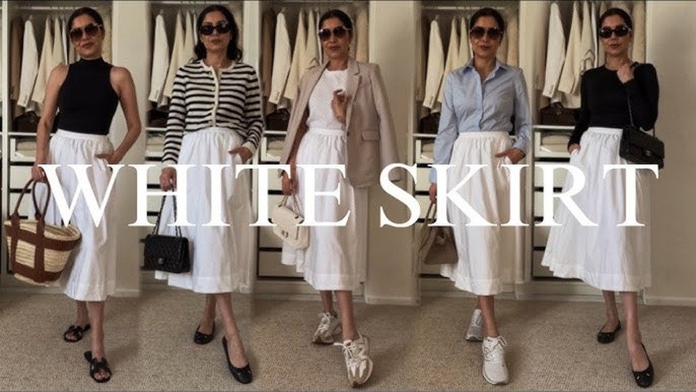 What To Wear Under A White Skirt