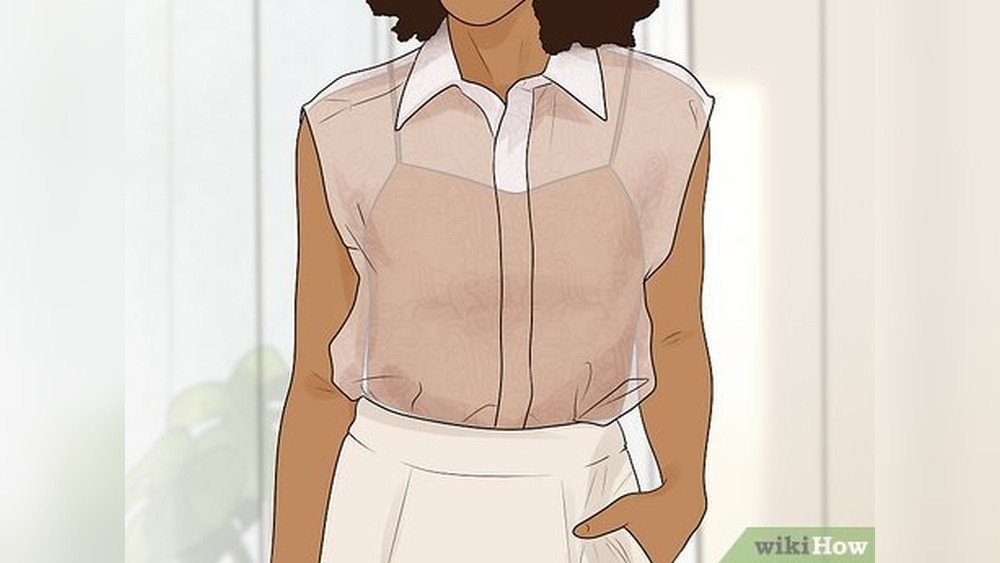 What To Wear Under Transparent White Shirt