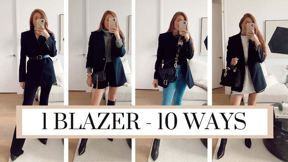 What To Wear With Black Blazer Female