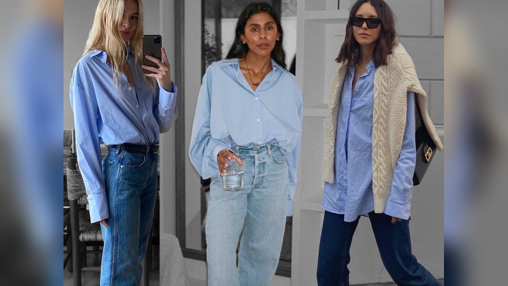 What To Wear With Blue Shirt Female